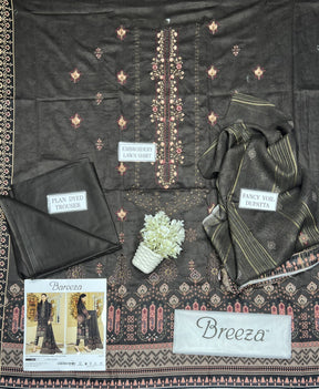 Bareeza Lawn 3 Pieces Party Wear| Summer 24