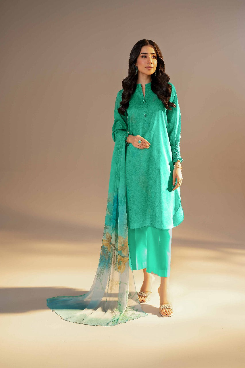 Nisha By Nisaat Lawn | Unstitched Collection 3 Pieces Casual Wear| Summer 24