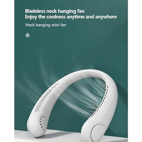 Portable Neck Fan, Hands Free Bladeless Fan.