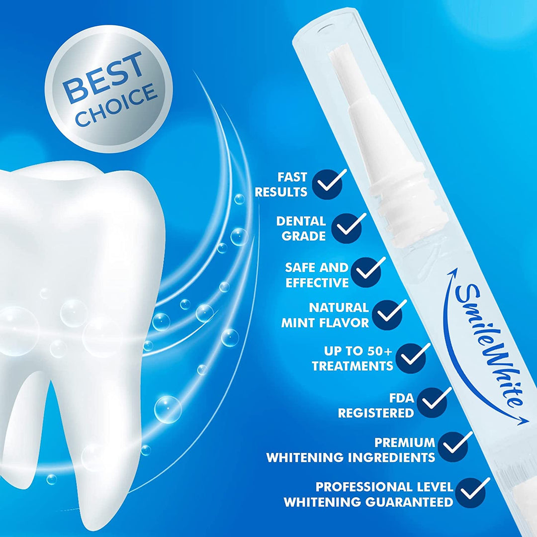 Instant teeth whitening pen