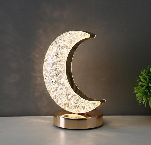 Crystal Moon Table Lamp