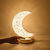 Crystal Moon Table Lamp