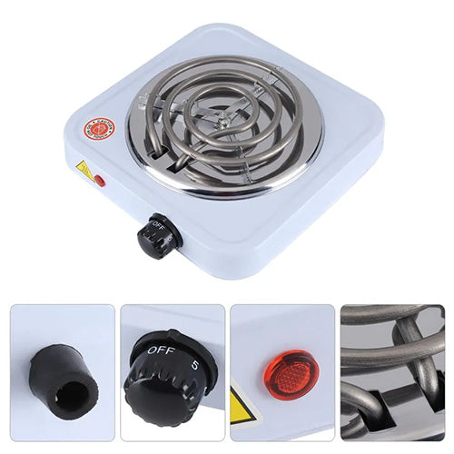 Portable Electric Iron Burner Single Stove Mini Hotplate