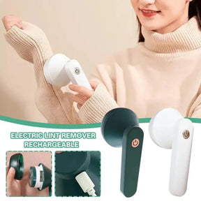 Electric Rechargeable Portable Lint Remover - Sweater and Clothing Lint Cleaner