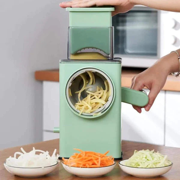 Manual Vegetable Cutter Slicer Multifunctional Round Slicer Gadget Multifunction Kitchen Gadget Food Processor Blender Cutter