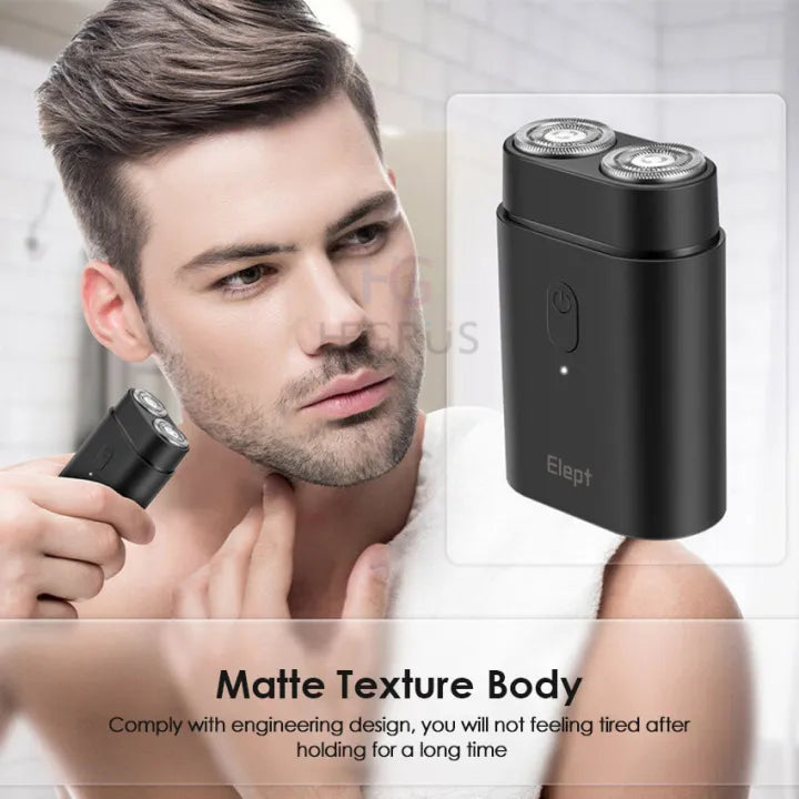 Double Head Electric Shaver, Mini Beard Shaver, Pocket Beard Trimmer, Rechargeable Small Cannon Shaver